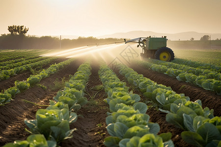 农业的机器灌溉图片
