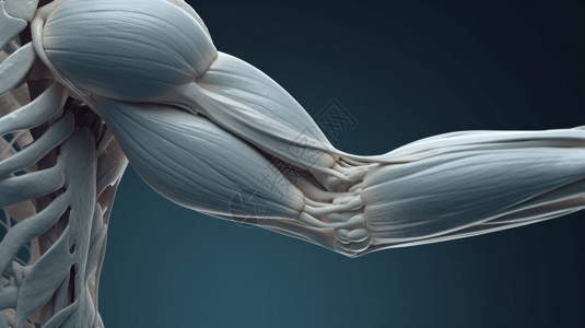 人类肌肉骨骼设计图片