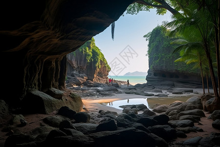 大小洞窟旅游景区图片