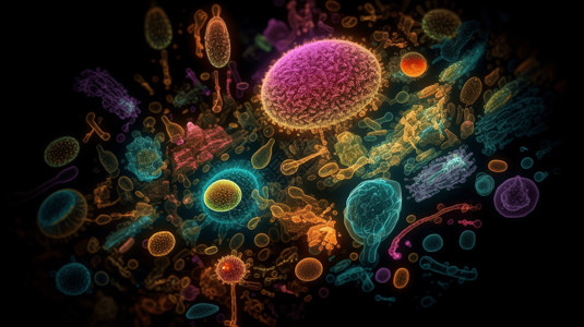 细菌和病毒图片