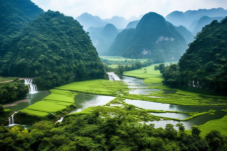 贵州黄果树万峰林万峰湖高清图片