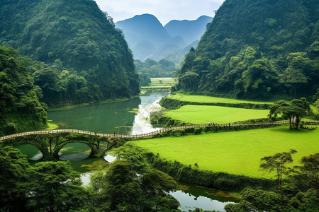 贵州万峰湖背景图片