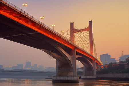 嘉陵江跨江大桥背景图片