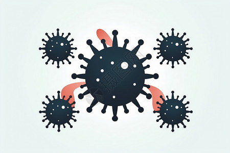 冠状病毒细菌图片