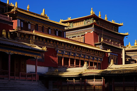 佛教的建筑寺庙图片