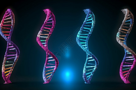 螺旋DNA结构图片