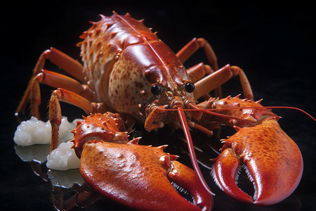 澳洲大龙虾背景图片