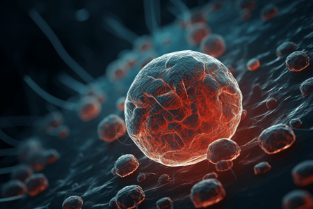 人体干细胞背景图片