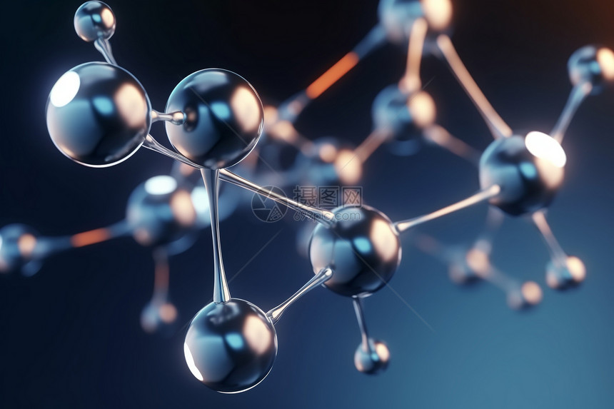 分子结构医学背景图片