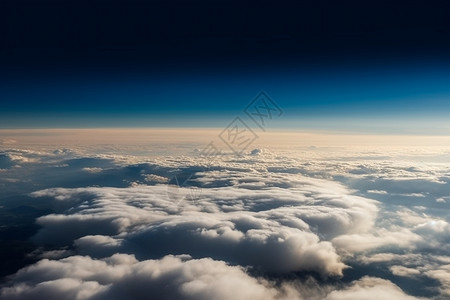 轻盈的浮云背景图片