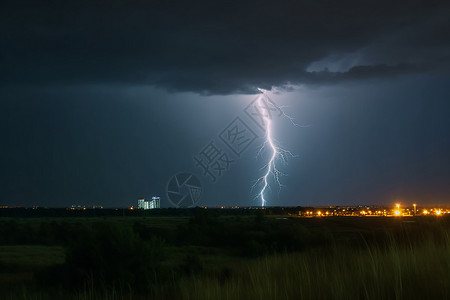 闪电和风暴的天气图片