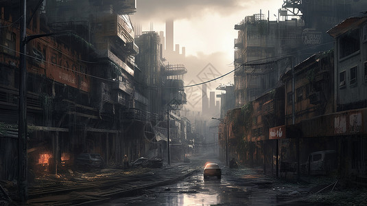 世界末日的城市图片