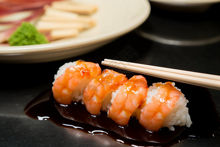 美味寿司背景图片