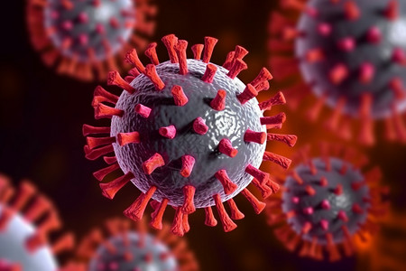 立体病毒组织图片