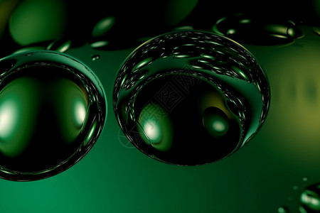 抽象气泡油滴的创意背景背景图片