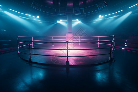 世博馆夜景地下拳击竞技馆设计图片