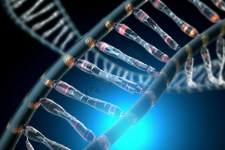 医疗生物学DNA链图片