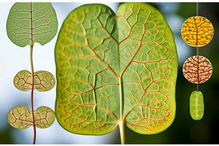 植物凝聚维管组织高清图片