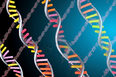 脱氧核糖核酸DNA链背景图片