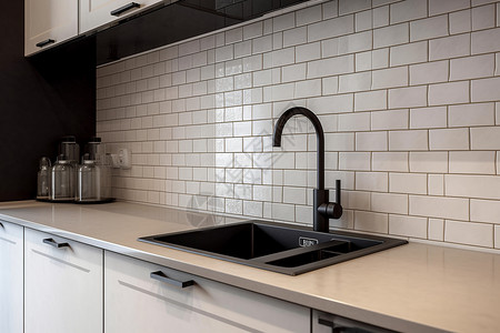 家清洁极简家居中的厨房设计图片