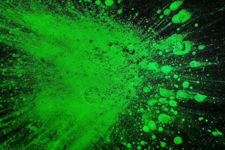 抽象的绿色粉末的背景背景图片