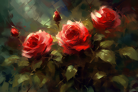 美丽鲜艳的玫瑰图片