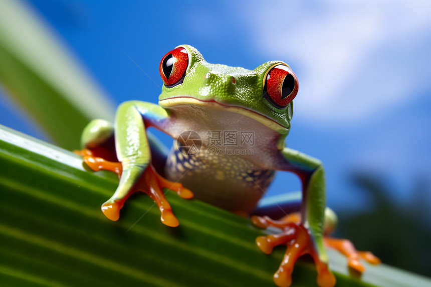可爱的树蛙图片