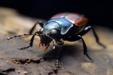 甲虫爬虫鞘翅目高清图片