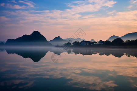 山水风光旅游背景图片