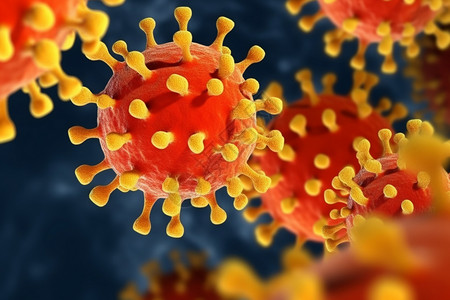 抽象病毒细胞概念图图片