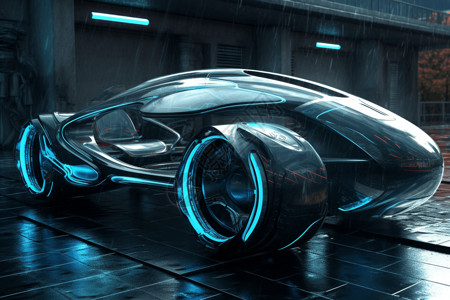 未来主义汽车背景图片