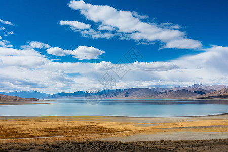 阿里地区的湖泊高清图片