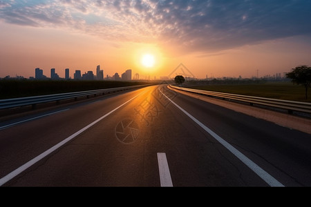 交通高速公路路面第一视角图片