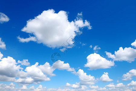 美丽的蓝天白云云朵高清图片素材