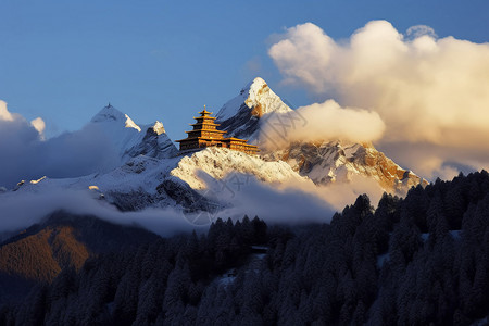 壮观的梅里雪山图片