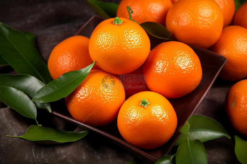 柑甜的橙子图片