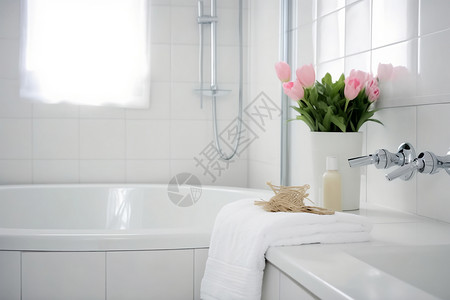 宽敞的浴室图片