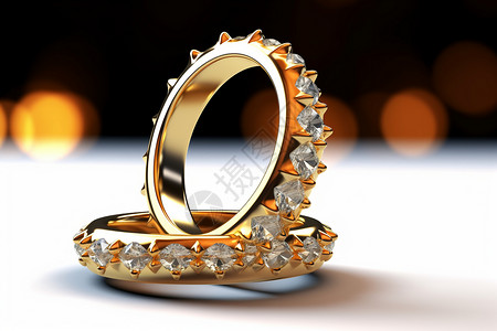 钻石戒指素材结婚对戒设计图片
