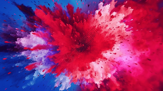 红色素爆炸创意背景背景图片