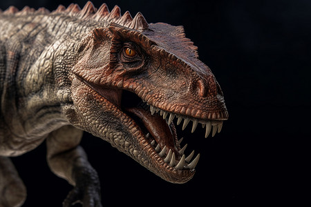 恐龙模型特写背景图片