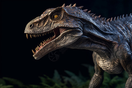 凶猛恐龙模型背景图片