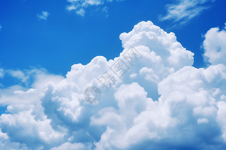 蓝色的天空天气高清图片素材