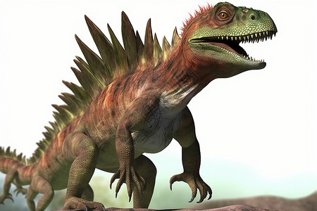 史前时代的恐龙背景图片