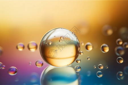 液体气泡背景图片