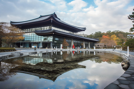 日本源氏物语博物馆日本的历史博物馆背景