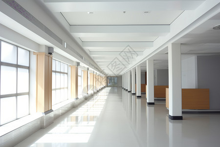 医院办公楼走廊图片