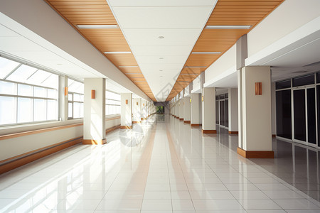 现代办公楼办公楼走廊设计图片