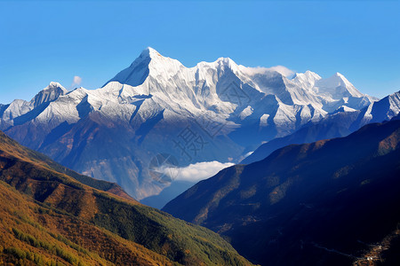 卡瓦尼云南娘娘山背景