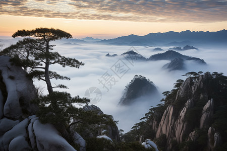 安徽黄山自然风景旅游高清图片素材