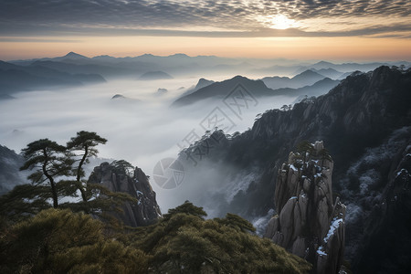 安徽自然美景旅游高清图片素材